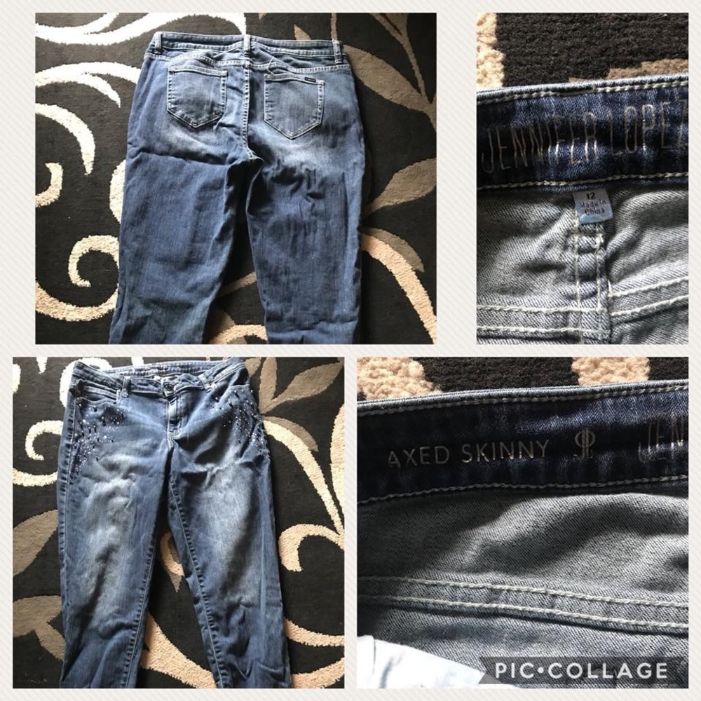 Jennifer Lopez cropped jeans